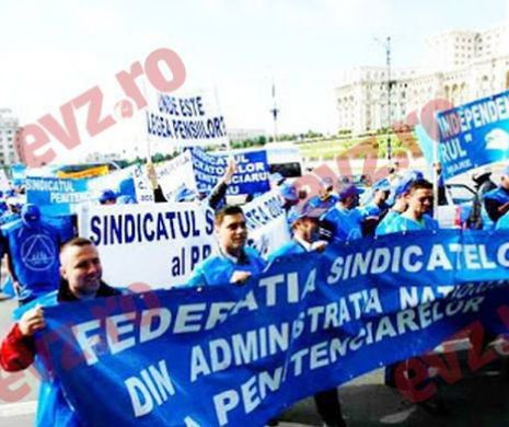 Protest în Capitală. Angajații din penitenciare, nemulţumiţi din cauza condițiilor de muncă și întârzierea salariilor | VIDEO