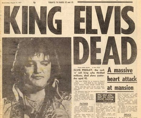 Se împlinesc 38 de ani de la moartea lui Elvis Presley. Şi totuşi mulţi sunt convinşi că e-n viaţă şi trăieşte sub altă identitate