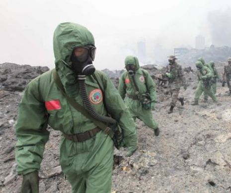 Sute de tone de cianură la locul exploziei din Tianjin
