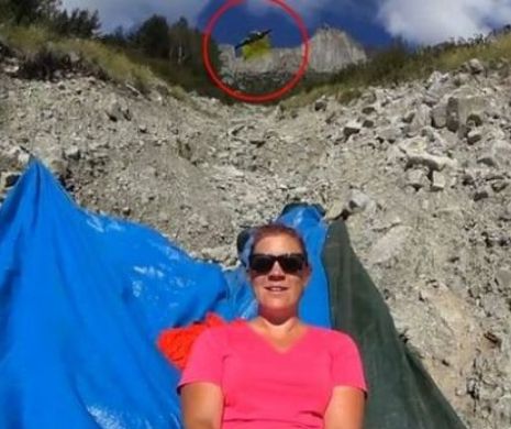A crezut că este singură în munți și a vrut să-și facă un selfie. Ce a surprins însă în imagini | FOTO
