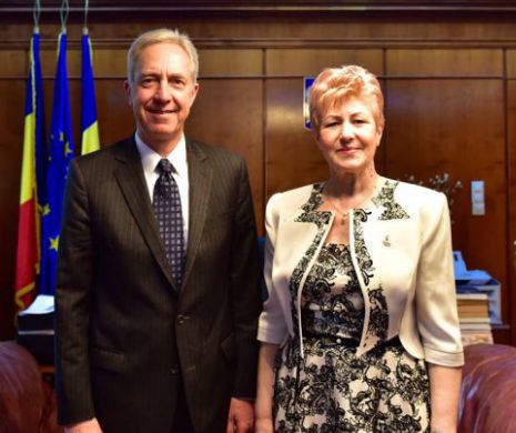 Ambasadorul american la București s-a întâlnit cu Livia Stanciu, președinta Instanței Supreme