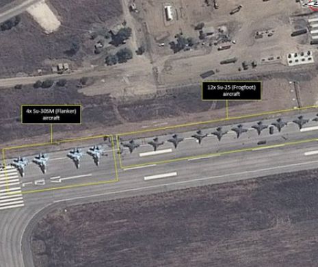 Dovada că Moscova a livrat avioane Siriei: Avioane de luptă surprinse în imagini satelit în timp ce regimul Assad intensifică atacurile asupra ISIS | VIDEO