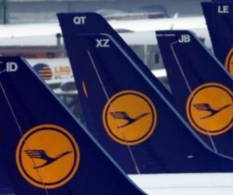 Grevă la Lufthansa. Zboruri afectate, miercuri