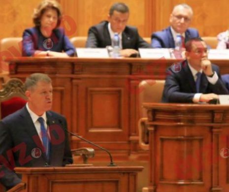 Klaus Iohannis se adresează azi Parlamentului