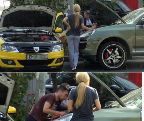 O blondă celebră din România a rămas cu Porsche-ul ÎN PANĂ! Ce s-a întâmplat după ce un TAXIMETRIST i-a legat fișa la bornă!