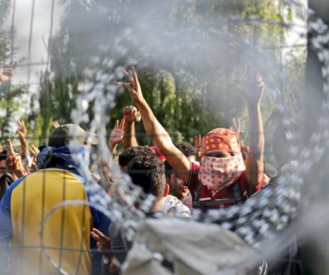 O zi la în războiul refugiaților care încearcă, violent, SĂ RUPĂ GARDUL de sârmă ghimpată construit de unguri împotriva lor I GALERIE FOTO