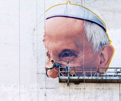 Papa Francisc, așteptat la New York cu o frescă GIGANTICĂ