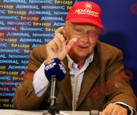 Triplul campion mondial de Formula 1, Niki Lauda, a dat un autograf pentru cititorii EVZ