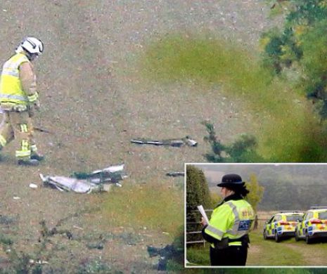 AVION prăbușit în Marea Britanie: Doi oameni au murit