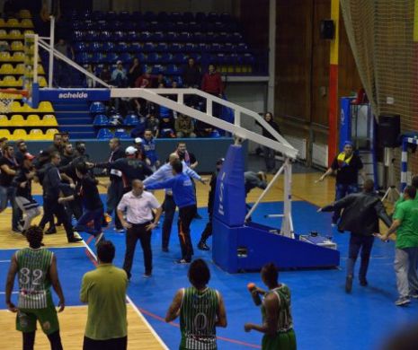 INCIDENTE la meciul de baschet dintre CSM Târgoviște și Sepsi Sfântul Gheorghe