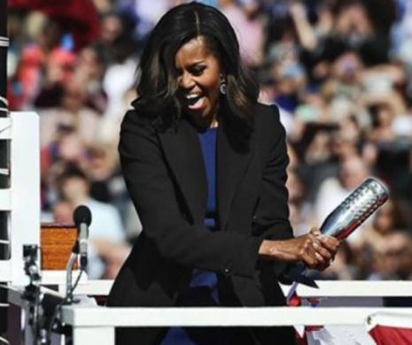 Michelle Obama a avut probleme în a sparge o sticlă de șampaniei lângă un MONSTRU UCIGAȘ de 2,7 miliarde de dolari | VIDEO