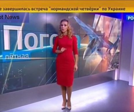O prezentatoare de ştiri Meteo din Rusia: Putin şi-a ales VREMEA perfectă ca să BOMBARDEZE Siria