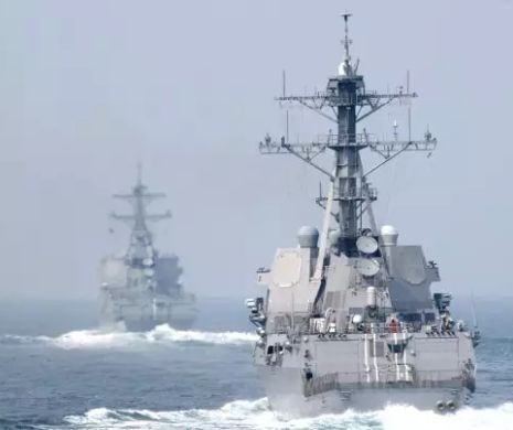 Tensiune în Marea Chinei de Sus. Americanii: “Ne vom întoarce cu şi mai multe nave”. Chinezii: “Nu vă jucaţi cu focul”