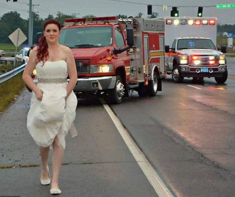 Vine MIREASA. Un paramedic şi-a ABANDONAT nunta ca să îşi ajute tatăl şi bunicii implicaţi într-un accident de maşina | FOTO
