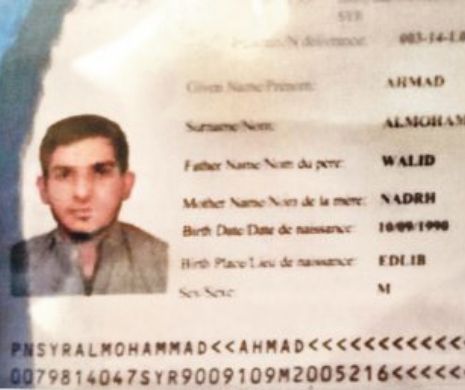 CONTROVERSA pașaportului SIRIAN găsit lângă cadavrul teroristului sinucigaș din Paris