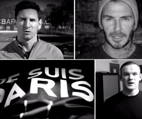 David Beckam şi alţi fotbalişti de top s-au reunit pentru a aduce un omagiu victimelor ATENTATELOR de la Paris | VIDEO IMPRESIONANT