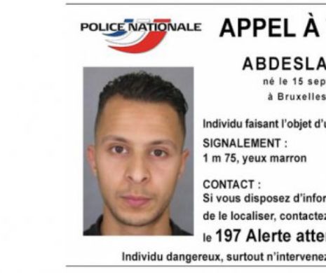 Fraţii care au dat TEROARE Parisului au fost identificaţi. Salah Abdselam este în continuare CĂUTAT de autorităţi : NU vă apropiaţi de el. Este KAMIKAZE