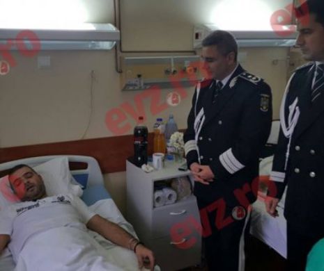 PRIMELE IMAGINI cu polițistul RĂNIT în ACCIDENTUL TRAGIC de la Galați