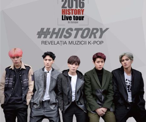 History, revelația muzicii k-pop, va concerta în premieră în România