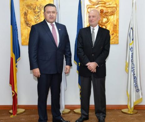 Întâlnire între  preşedintele Camerei de Comerţ şi Industrie a României şi şeful New York Chapter al Camerei de Comerţ Româno-Americană