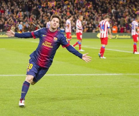 Messi a marcat în cel de-al 500-lea meci al său pentru Barcelona