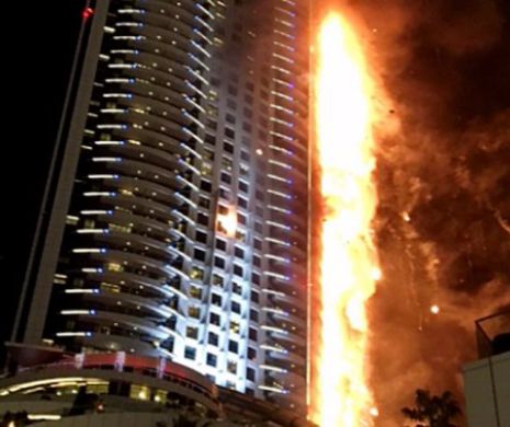 A APĂRUT DOVADA care aruncă în aer TEORIA CONSPIRAŢIEI în ceea ce priveşte incendiul din Dubai. MISTERIOSUL GLOB DE FLĂCĂRI de la baza hotelului