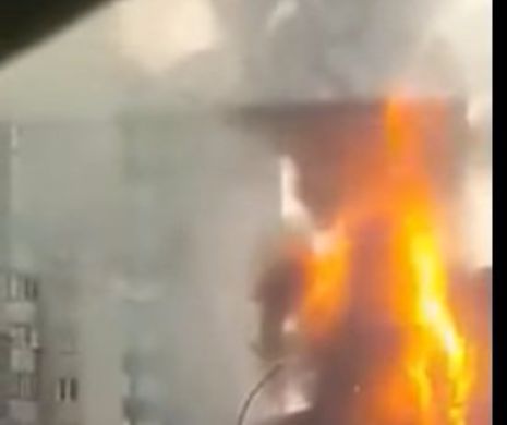 ALERTĂ LA CHIȘINĂU. Incendiu puternic într-un centu comercial | VIDEO