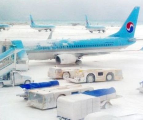 Aproape 90.000 de persoane au rămas BLOCATE pe o insulă din Coreea de Sud din cauza zăpezii