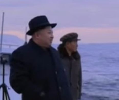 Coreea de Nord ar fi lansat un TEST cu rachetă de pe un SUBMARIN. Dictatorul Kim apare la bordul NAVEI militare | VIDEO