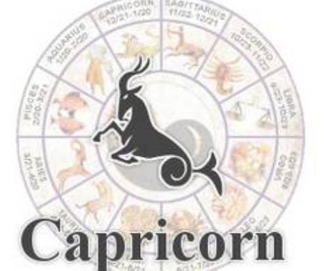 HOROSCOP 2016. CAPRICORN