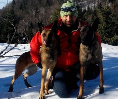 MISIUNE grea pentru primul câine din România brevetat pentru intervenția la AVALANȘĂ. Se caută un bărbat DISPĂRUT în zăpadă, sâmbătă