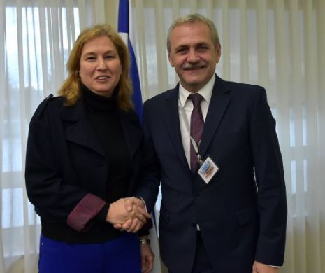 „Scandalul etichetelor” pe agenda de discuții dintre Liviu Dragnea și Tzipi Livni – liderul Partidului Hatnuah