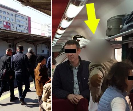 1. Apariţie şoc într-un tren care a plecat azi din Bucureşti! Călătorii au scos telefoanele şi au făcut poze! Cine era cu ei în vagon