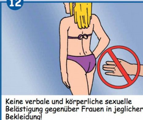 Autorităţile germane vor să educe migranţii înfierbântaţi cu cartonaşe colorate | GALERIE IMAGINI