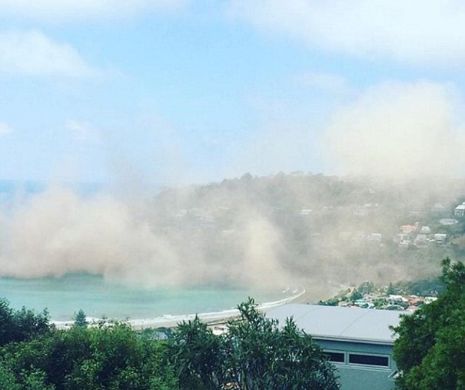 CUTREMUR puternic în Noua Zeelandă. Un uriaș nor de praf s-a ridicat deasupra orașului Christchurch