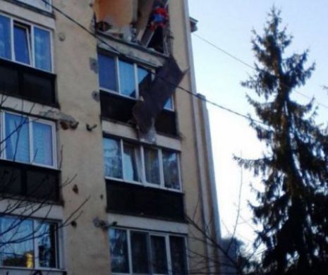 EXPLOZIE  într-un bloc din Cluj Napoca. Trei RĂNIŢI şi ŞAPTE apartamente avariate