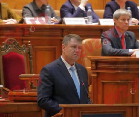 LIVE TEXT. Discursul Președintelui Iohannnis în Camera Deputaților