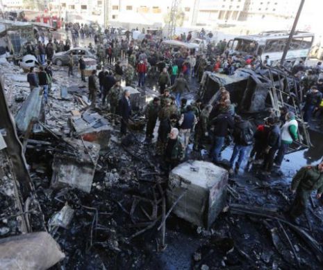 Peste 70 de morţi într-un triplu atac terorist la periferia Damascului. Cinci dintre victime sunt copii