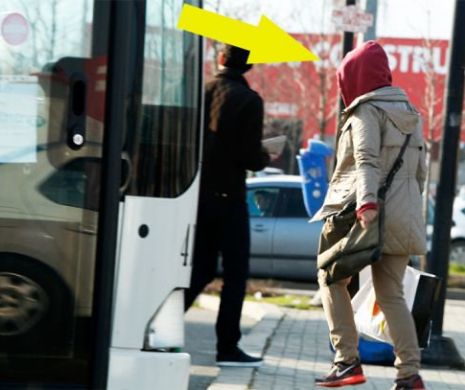 A urcat deghizată într-un autobuz RATB! Este vorba despre o femeie faimoasă din România! FOTO