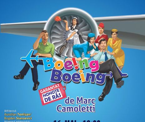 “Boeing, boeing”, cea mai aplaudată comedie, aterizează la Teatrul “Sică Alexandrescu” din Braşov