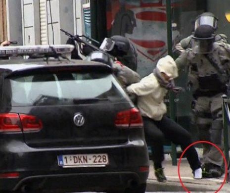 Imaginea zilei in Europa. Ce i-a cazut din pantaloni teroristului Salah Abdeslam in momentul in care a fost arestat