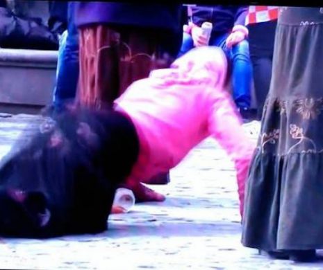 Scene desprinse din Evul Mediu într-o piaţa din Madrid. Femei sărace din Europa de Est umilite de suporterii înfierbântaţi ai echipei olandeze PSV Eindhoven | GALERIE FOTO şi VIDEO