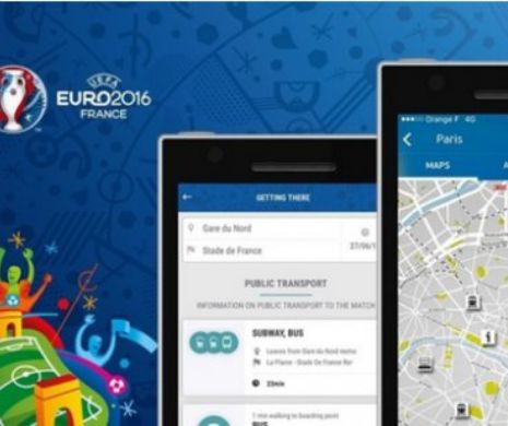 A fost lansată APLICAȚIA UEFA Euro 2016 Fan Guide