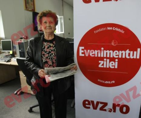 Aurelia Ioniţă, o pensionară de 73 de ani, a câştigat un abonament la EVZ