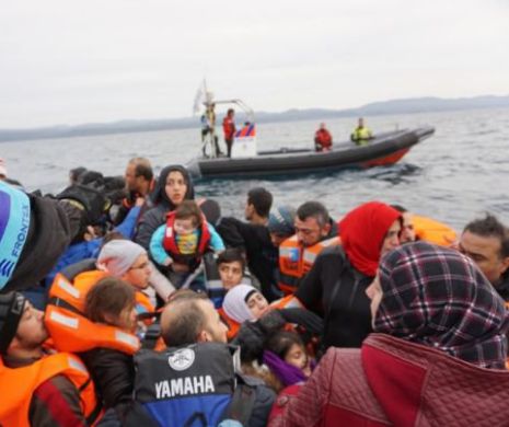 Copii salvaţi de  polițiștii de frontieră români din apele Mării Egee | VIDEO