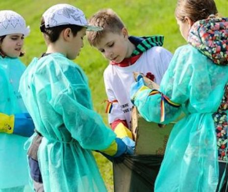 Copiii de la ȘCOALA GENERALĂ nr 194 s-au alăturat acțiunii GREEN MILITARY VET în ecologizarea zonei Deta Văcărești