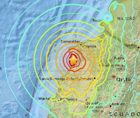 I-A LOVIT NENOROCIREA. Un cutremur cu MAGNITUDINEA 7,8 a ucis cel puţin 28 de oameni. STARE DE URGENŢĂ în Ecuador