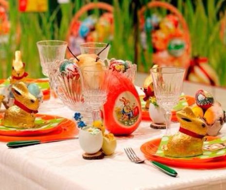IDEI pentru MASA DE PAȘTE. Iată cum poți decora masa festivă de Paște | GALERIE FOTO