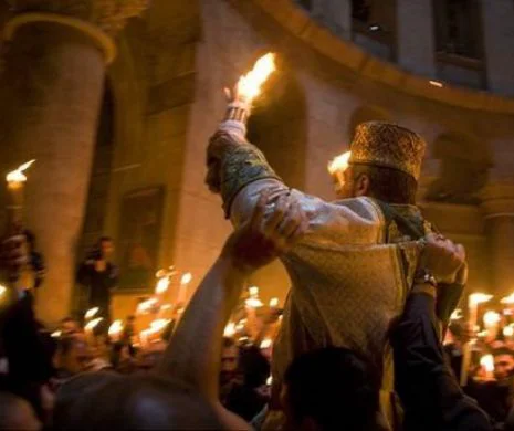 Lumina Sfântă a Învierii s-a aprins la Ierusalim | VIDEO