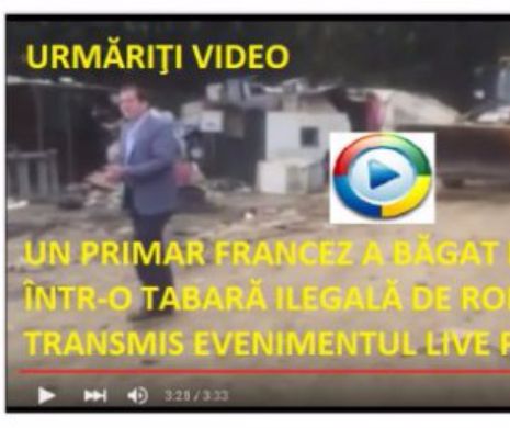 Un PRIMAR din Franța a DEMOLAT o tabără de ROMI din cauza mirosului INSUPORTABIL! VIDEO